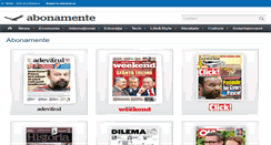 Desktop Screenshot of abonamente.adevarul.ro