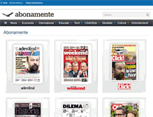 Tablet Screenshot of abonamente.adevarul.ro
